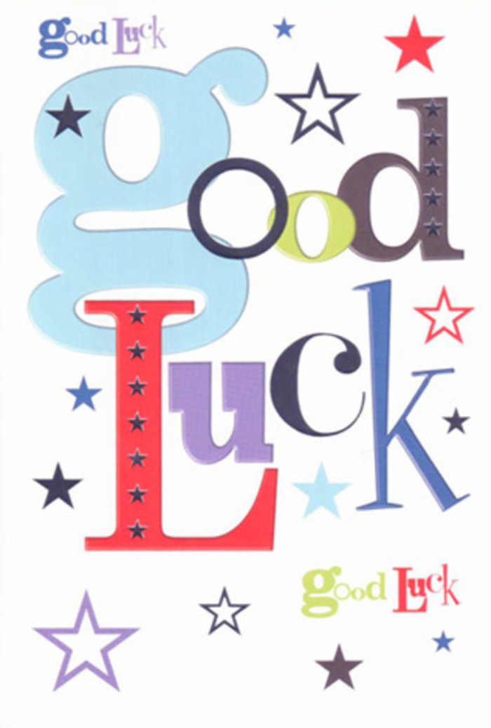 A vivacious spirit leaps from this luck-themed card, enveloping the viewer in the energy that defines West Hampstead's independent shops and leafy streets. Each letter radiates personality: wide, serene blue letters; slender inky blacks; flashes of exuberant red; all framed by a constellation of coloured stars trailing across the pristine card. There's a dynamic, almost musical rhythm to the design, echoing the spirited applause of friends gathering at the local farmers' market or nearby cafés. Negative space around the fonts allows each hue-from soothing pastel blue to moss green and cheerful purple-to shine, resulting in a modern, heartfelt composition that feels immediately uplifting. The card's surface is impeccably smooth and of premium weight, reminiscent of high-quality floral paper wraps used by West Hampstead's expert florists. Designed as a talisman, this good luck card brims with friendly energy and hope, perfect for cheering someone on as they chase dreams, whether in a new school term or a local theatre debut.